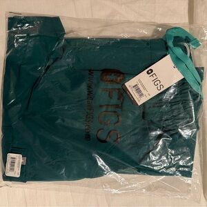 Figs Hunter Green Dowa Pants XS Petite